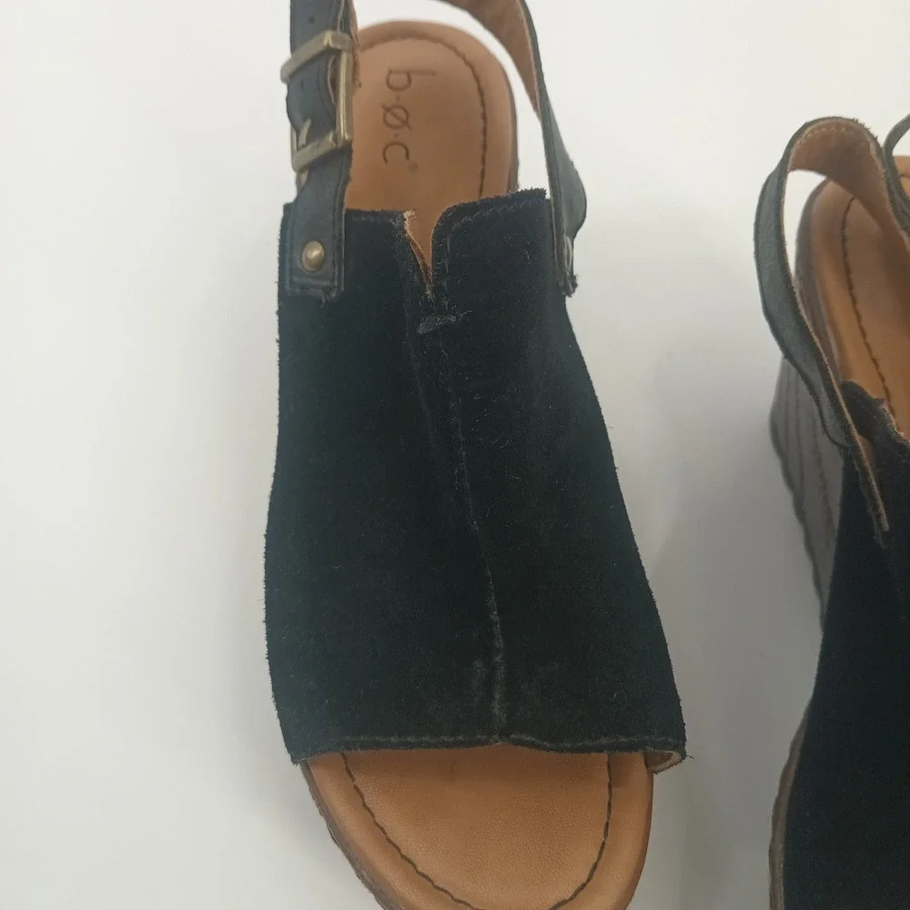 b.o.c. black suede